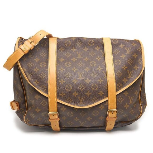 🔥EXTRA LARGE🔥 Authentic Louis Vuitton Saumur 43 Crossbody Shoulder Bag Boho - Picture 5 of 15